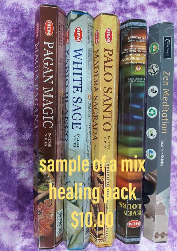 Random x5 pack incense- healing