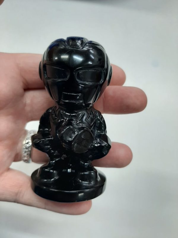 Black obsidian iron man