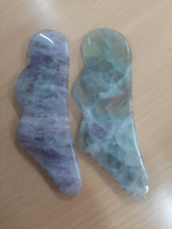 gemstone massage tools -guasha fluorite