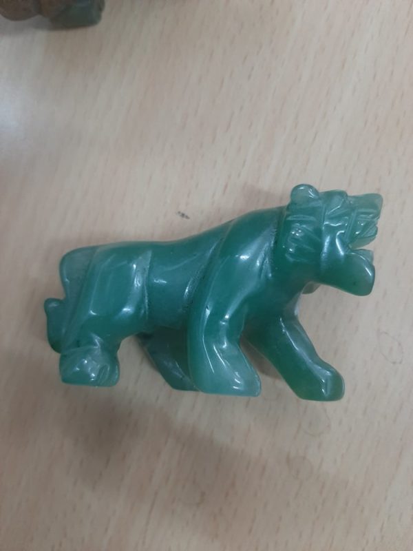 Green aventurine tiger