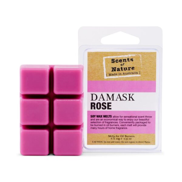 Scents of Nature - Damask Rose Soy Wax Melt