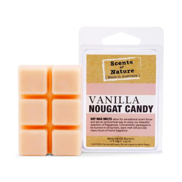 Vanilla and Nougat Candy Soy Melt