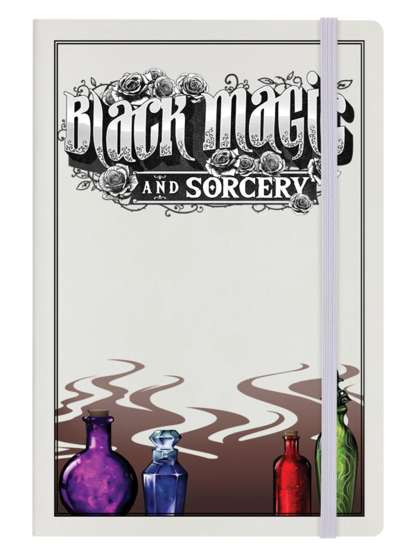 Black Magic And Sorcery Cream A5 Hard Cover Notebook