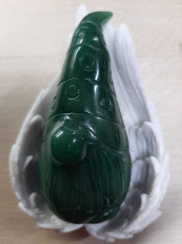 Green aventurine gnome