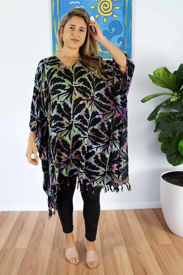 Taro Cover up- stone - plus size top