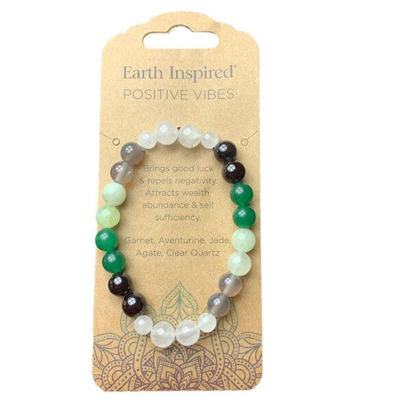 Positive Vibes 8mm Bead Bracelet