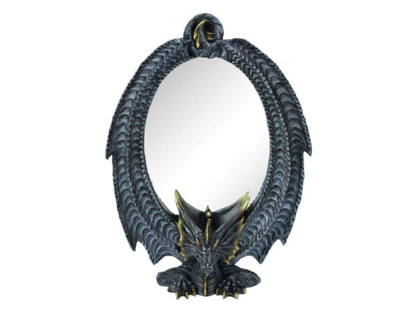 32cm Black Dragon Mirror