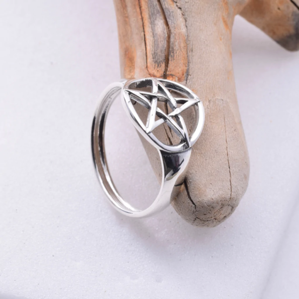 925 Silver Pentagram Ring