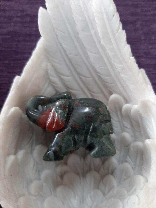 African bloodstone elephant