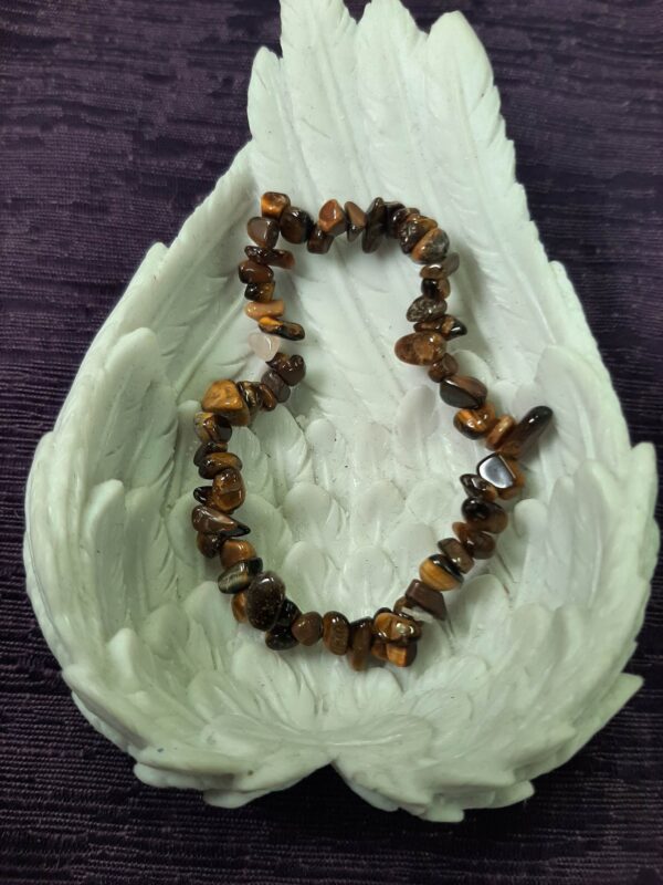 Tiger eye chip bracelet