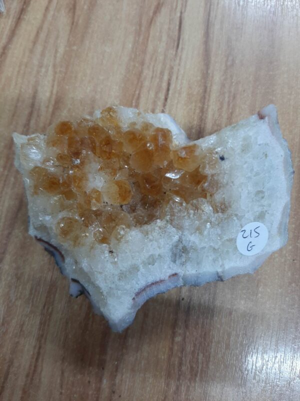 Bargain: raw citrine 215g (bs)