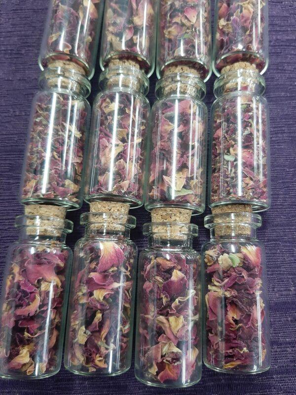 Witches rose petal bottle (bs)