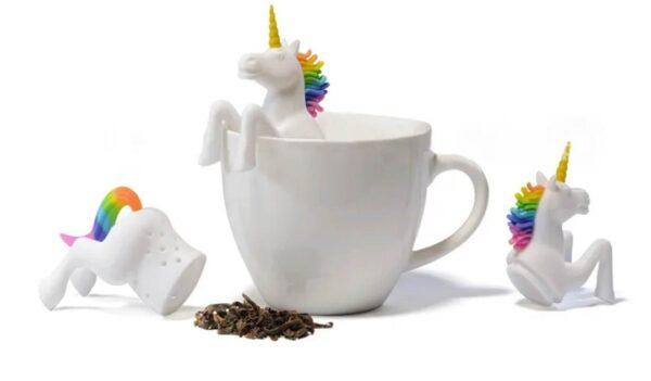 Food grade silicone tea infuser strainer unicorn