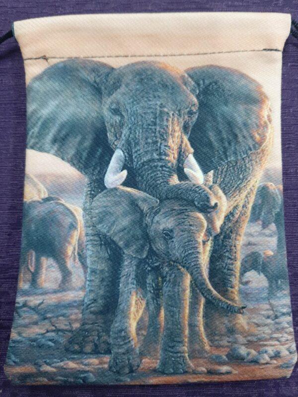 elephant tarot bag (bs)