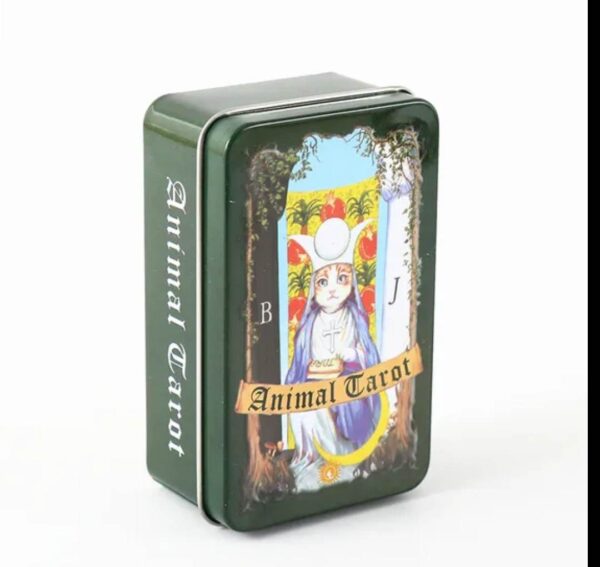 Animal tarot - card tin set