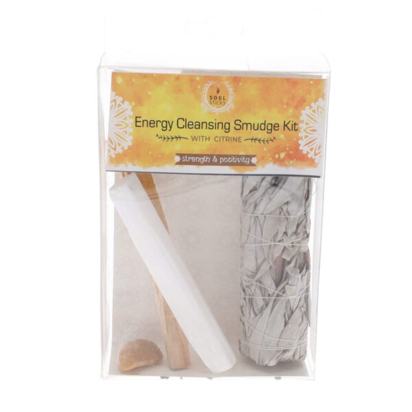 Energy Cleansing Smudge Kit with Citrine