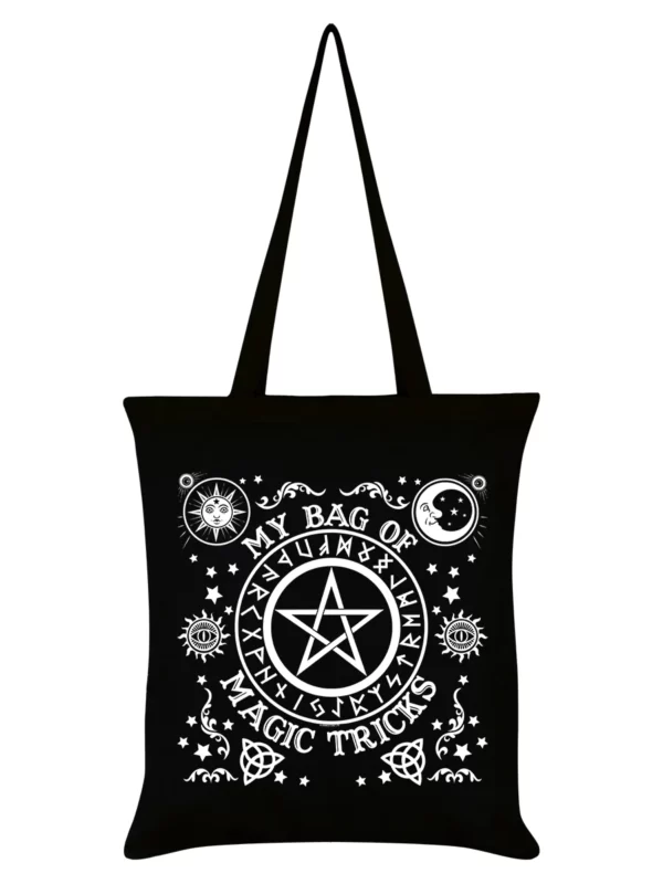 My Bag Of Magic Tricks Black Tote Bag