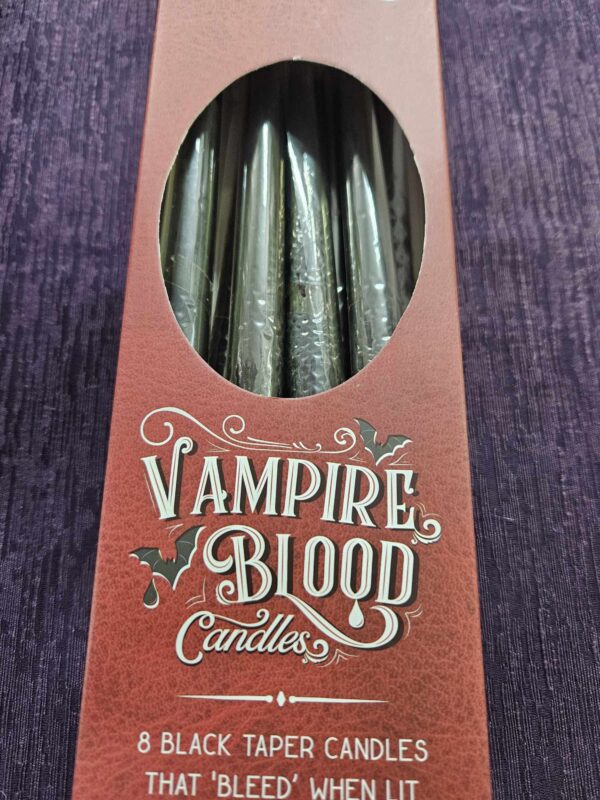 Vampire blood candles- box 8 black