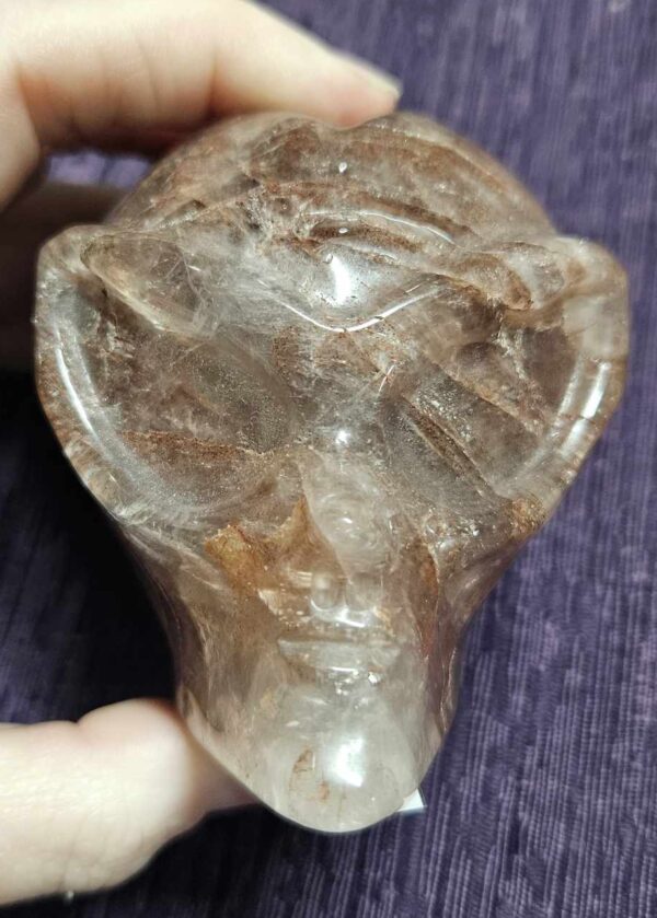 Red Healer quartz alien head