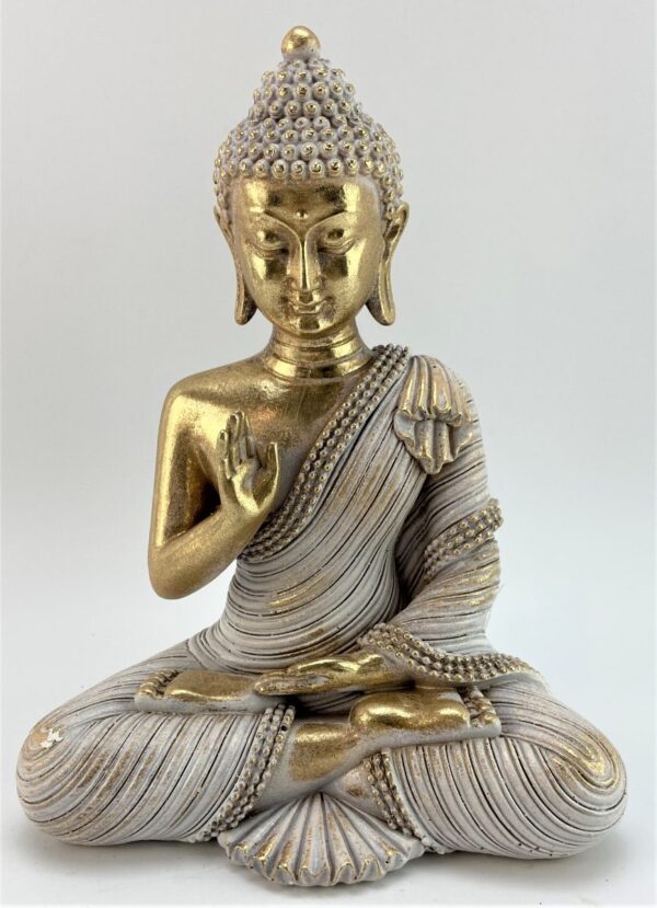 Gold Meditating Buddha Statue