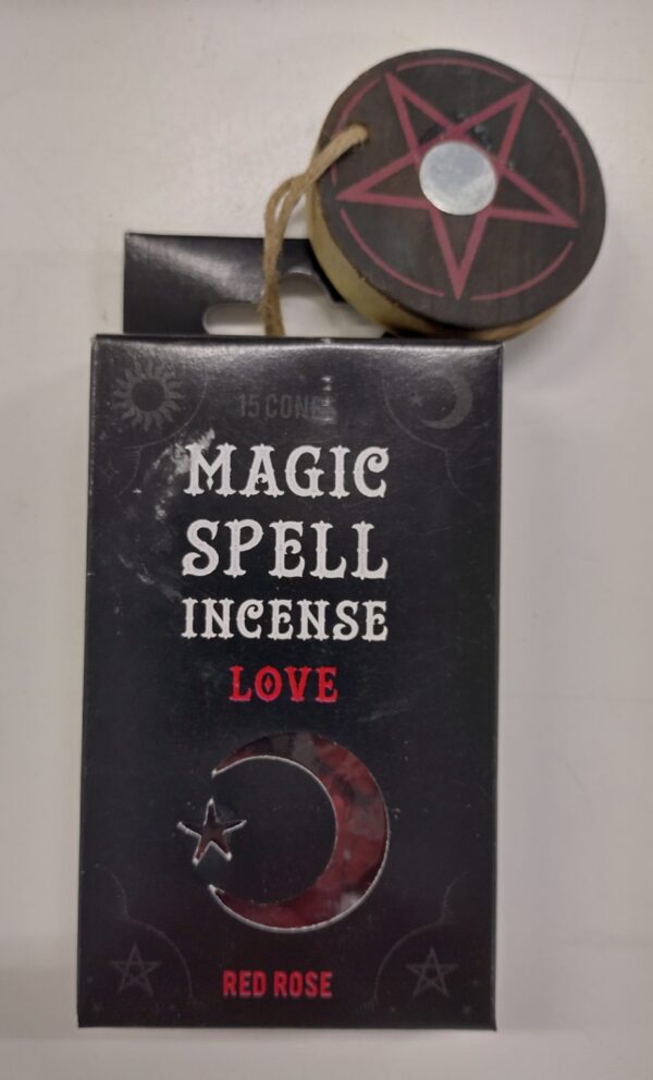 Red Rose 'Love' Magic Spell Incense Cones