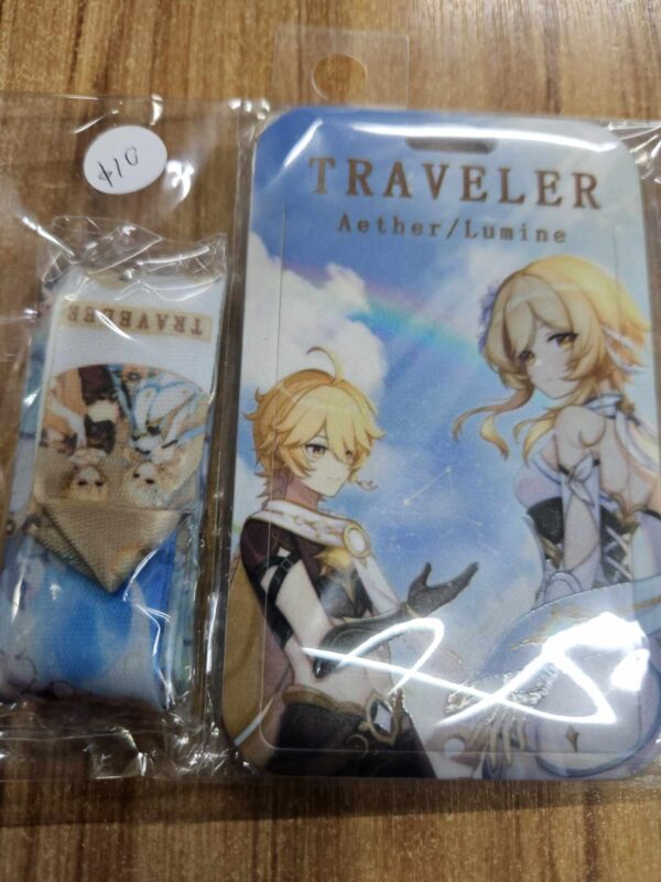 Anime lanyard with card holder- traveler