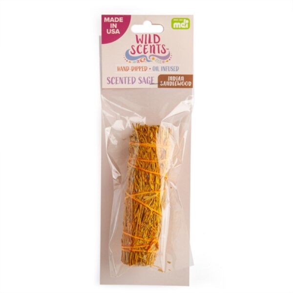 Wild Scents Indian Sandalwood Sage Smudge Stick