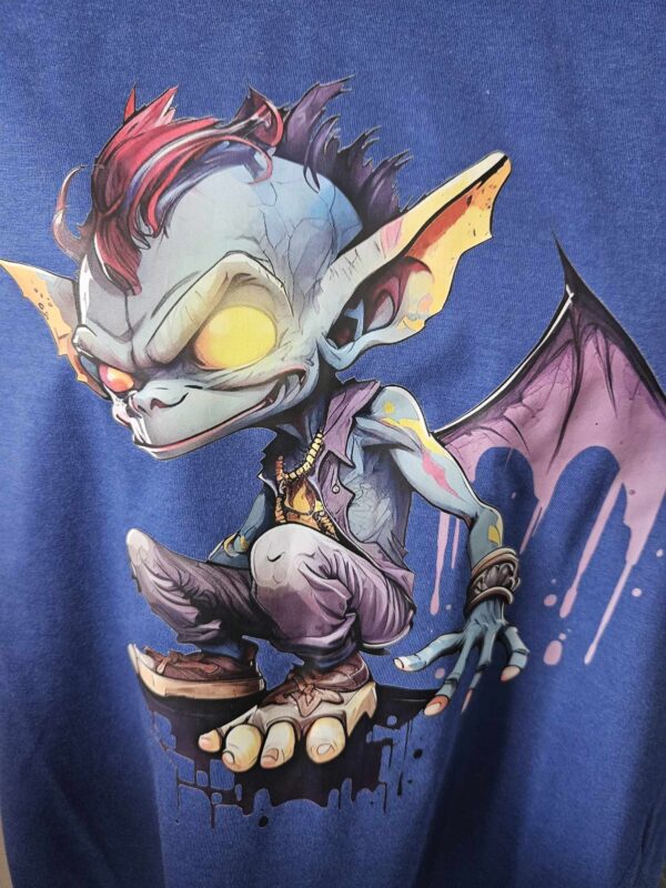 Gargoyle - T-Shirt Blue - Image 2