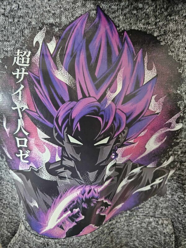 Goku - Hoodie Grey - Image 2