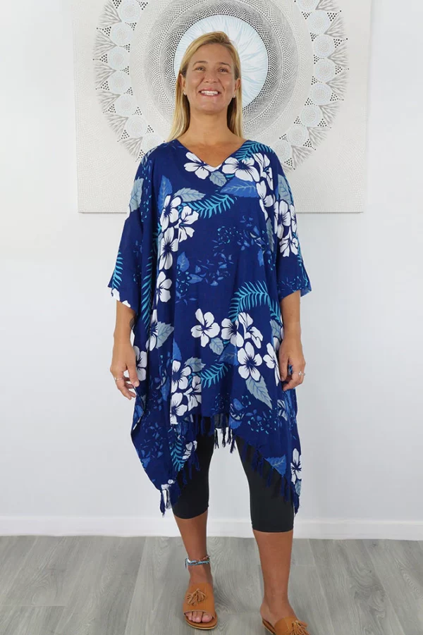 North Shore plus size top- blue