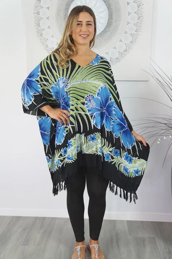 Waikiki  blue- plus size top