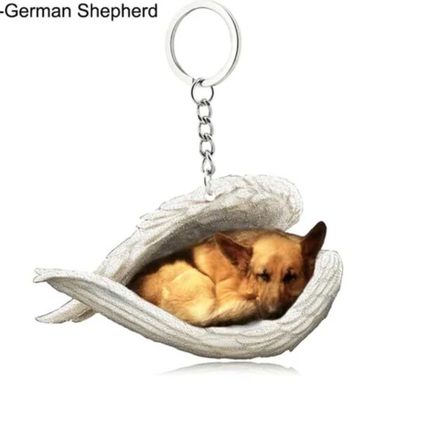 Angel keyring- german shepherd