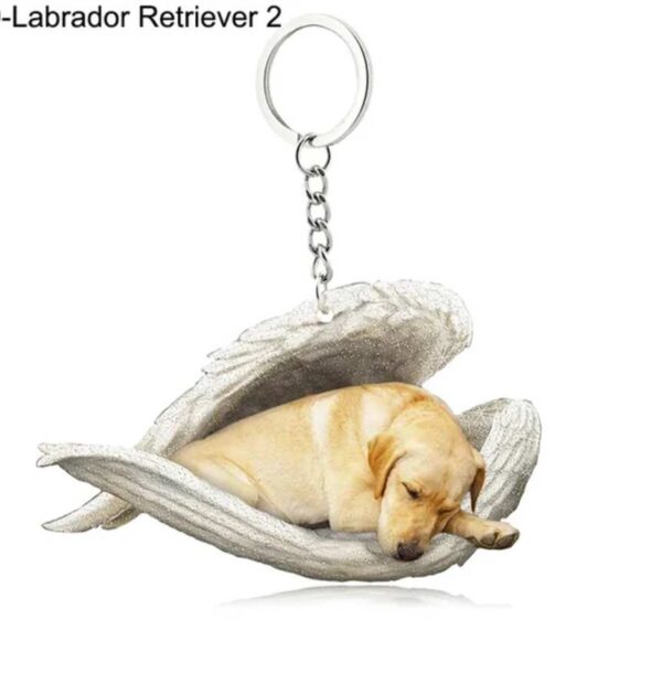 keyring angel- Labrador retriever