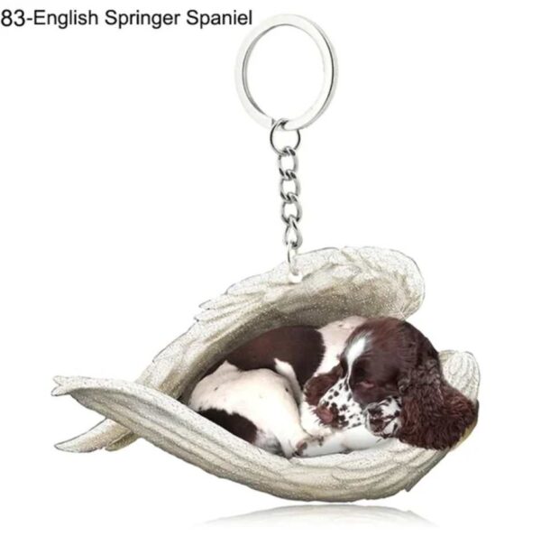 Angel keyring- English spaniel