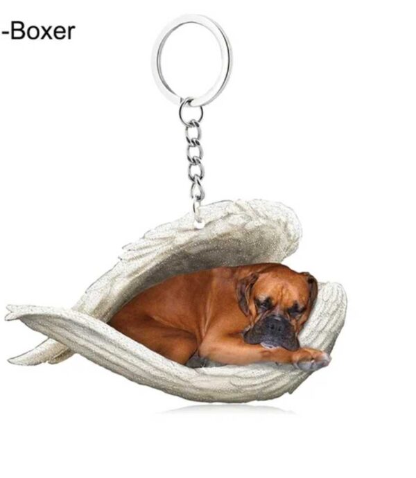 Angel keyring- boxer