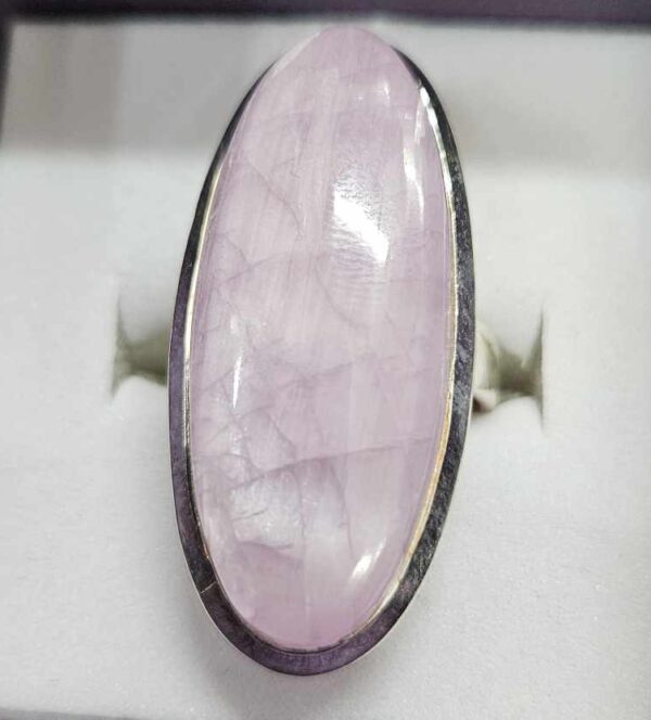 Lepidolite ring - size 7