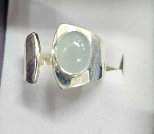 Aquamarine (light) ring - size 9