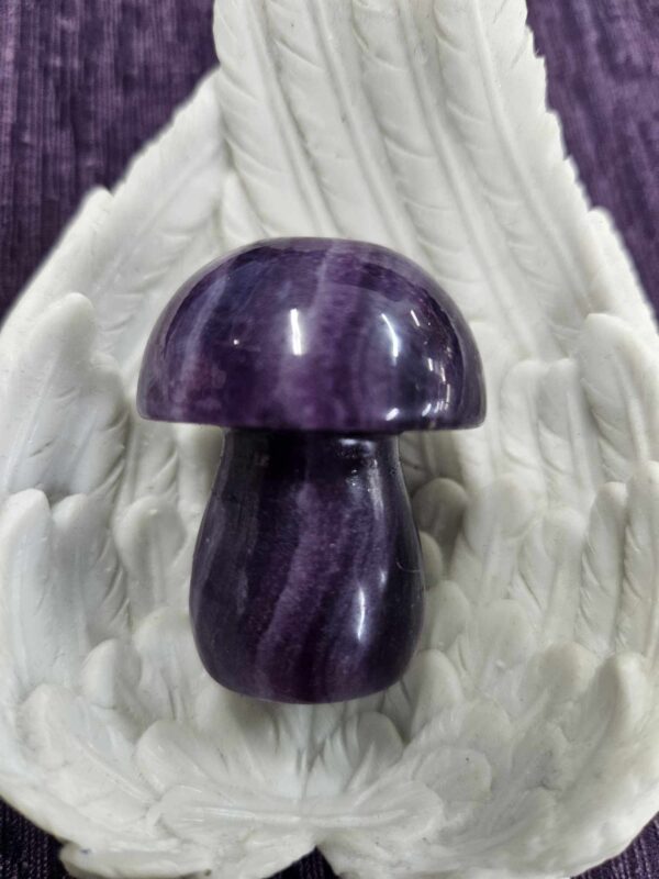 Fluorite Mushroom - Purple