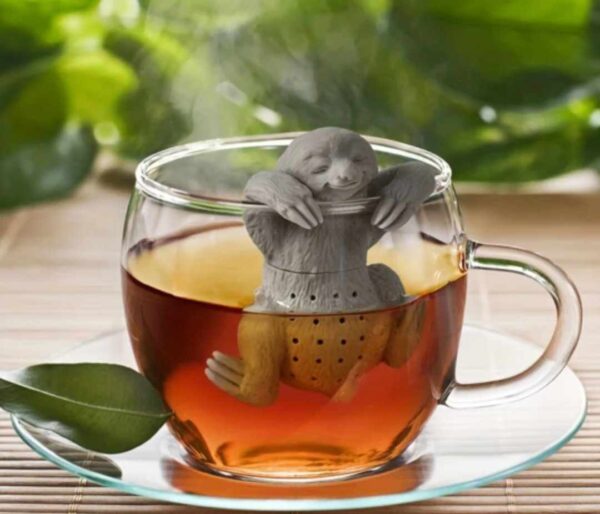 Food grade silicone tea infuser strainer- sloth