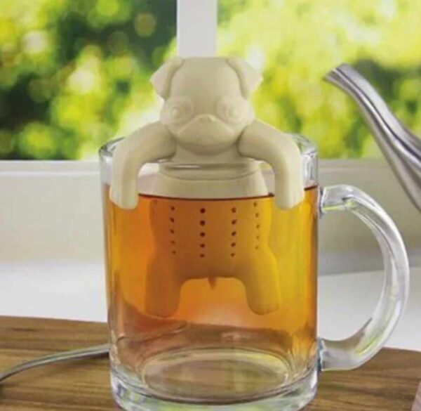 Food grade silicone tea infuser strainer- pug