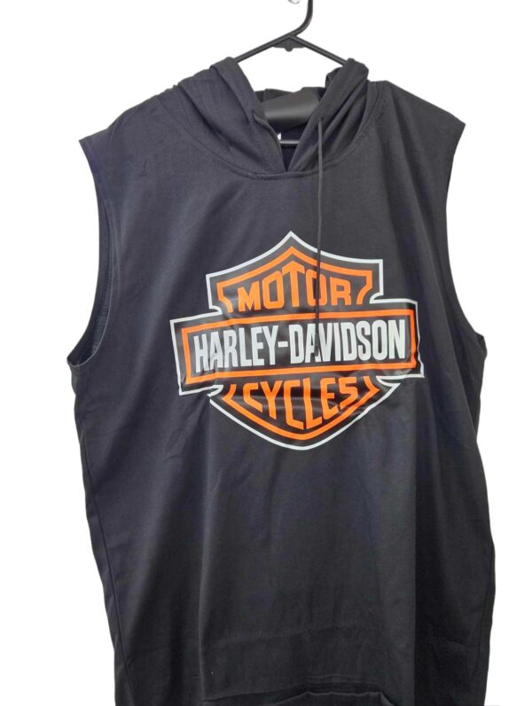 Harley Davidson - Singlet Hoodie - Black