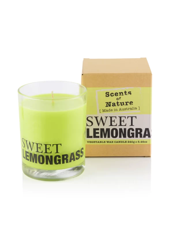 Sweet Lemongrass Soy Candle 240G