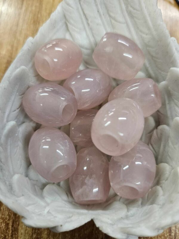 Large rose quartz bead (bs)