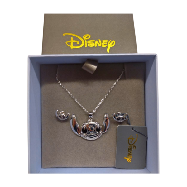 LILO AND STITCH STUD EARRINGS AND NECKLACE