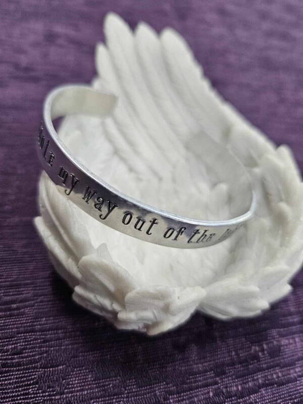 Labyrinth quote bracelet