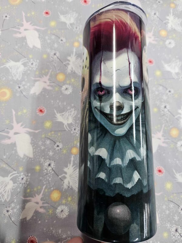 20oz tumbler- long designed horror