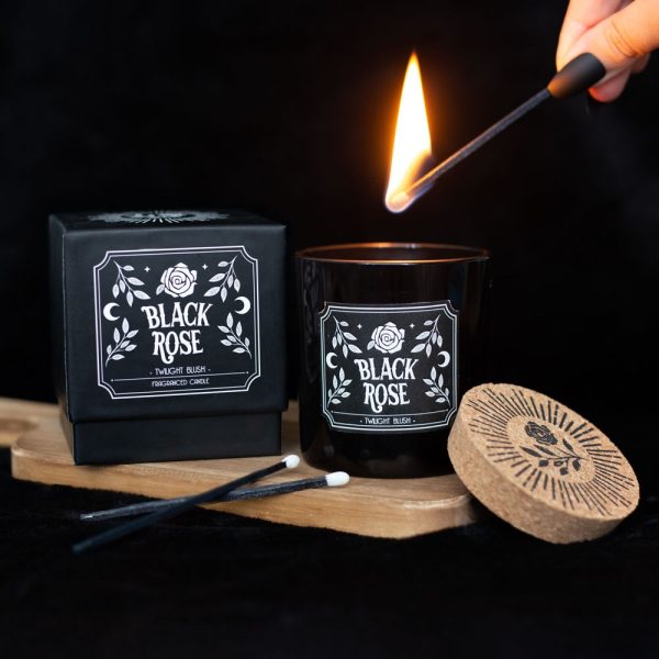 Black Rose Twilight Rose Candle