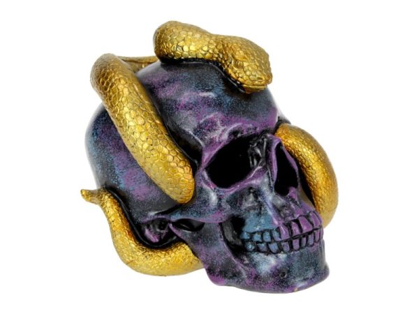 Purple snake skull