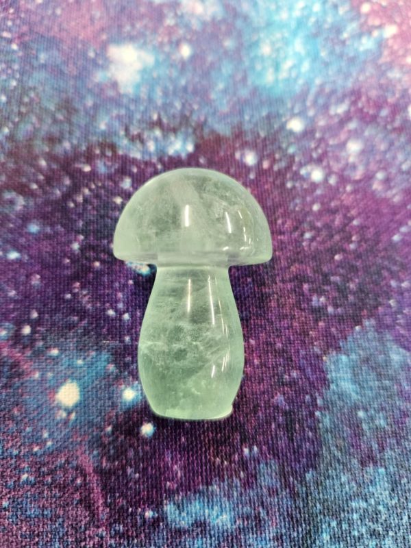 Green fluorite mushroom(bs)