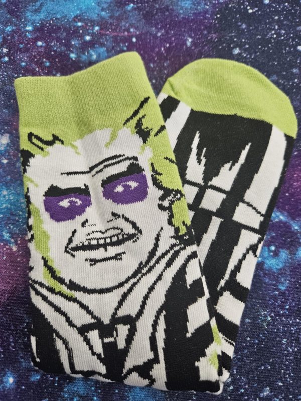 Cartoon sock- beetlejuice